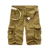 Tendência da moda masculino de camuflagem fria de verão, algodão, calça curta, roupas de camuflagem confortáveis shorts de carga