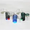 Rökning Hookahs Bongs Vattenrör 2.2 tums glas Reclaim Ash Catcher Adapterhållare med 5 ml silikon vaxbehållare för DAB Rig Bubblers