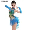 costumes de danse paillette pour les enfants