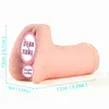 Jouets sexuels masculins Gel souple masturbateur masculin réaliste vagin Anal torse poche chatte réaliste Silicone vagin adulte jouet X0320