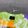 Мужские футболки 2022SS Tie Dye Футболка Chinatown Мужчины Женщины Качественные топы China Town Market Футболка Streetwear262O