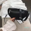 Designer-Waist Bags Kvinnors Diamanter Ladies Fanny Pack Fashion Chest Bag Banana Rhinestone Chain Crossbody Shoulder Belt Bag
