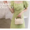 Designers Shoulder Bags Straw Bag Women's Fashion Hand Leisure Vacation One Shoulder Slanting Beach Bag