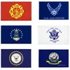 USA Flags US Army Banner FlagsAirforce Marine Corp Navy Besty Ross Flag Dont Tread On Me Flags Thin xxx Line Flag ZC311