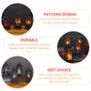 Candle Holders 2pcs Party Lamp Chic Festival Lantern Decorative Hanging Ornaments