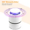 LED Mosquito Electrical Killer USB Lampa Indoor Bug Zapper Outdoor Garden Fly Fly Trap Owad Światło Środek zabójczy Repeller254b