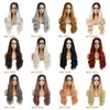 Parrucca sintetica da 26 pollici in 12 colori Parrucche per capelli umani di simulazione Onda naturale Perruques de cheveux humains WIG-345