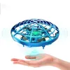 Kakbeir Kutsal Taş UFO Mini Drone Infraed El Algılama Uçak Anti-çarpışma Kumandalı RC Çocuklar Helikopter Oyuncaklar için 211104