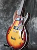 1956 ES 140 Vintage Sunburst Semi Hollow Body Electric Guitar 34 Size Short Scale Double F Holes Black P 90 Pickups With Dog Ear5625027