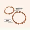 Großhandel Japan Korea Beliebte Armband Business 2020 Neue Edelstahl Manschette Armband Paar Männer Frauen Luxus Designer Q0720