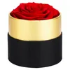 Couronnes de fleurs décoratives conservées fleur de rose éternelle dans un coffret mariage fête des mères noël saint valentin anniversaire pour toujours amour cadeaux