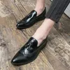 New Mens Pointed Tassels Mix Colors Gentleman Wedding Homecoming Brogue Shoes Flats Casual Loafer Dress Sapatos Tenis Masculino