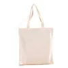 35*40cm Sublimation Bag Blank DIY White Tote Canvas Single Shoulder Bags Simple Handbag Outdoor Portable Backpack DHW35