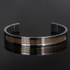 Luxury Stainless Steel Bracelet Men's Cuff Bangles for Men Gold Bangle Love Bangle Charms Jewelry 2021 Stainless Steel Bangle Q0719