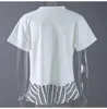 O-Neck Loose Japanese Casual Tee Koszula Kobiety Krótki Rękaw Patchwork Topy Prosta Design Ins Retro Moda Ropa Mujer 13A241 210525