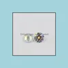 Loose Gemstones Smycken 10st / Lot M-7.5mm Cubic Zirconia Hine Cut Simated Diamond Round Cz Stones Drop Leverans 2021 WFS3C