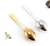 Stainless Steel Tea Pot Infuser Sphere Locking Spice Ball Strainer Mesh strainers spoon Filter infusers