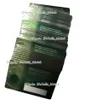 Caixas de relógio Cartão de garantia internacional verde Personalizar recursos NFC 2021 Estilos Edição 116610 116500 126660 Custom made o número de série exato HelloWatch