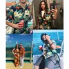 Men's Casual Shirts Congo Flag Printed Summer Short Sleeved For Men Loose Cardigan Button Up Shirt Plus Size Hawaiian Style Tops Male Casmis