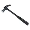Mini cabo de marcenaria martelo de garra furador de pregos martelo de ferro pequeno ferramenta manual para reparo fuga de segurança de emergência JY0969