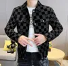 Herren Jacken Oberbekleidung Mäntel Star gleichen Herbst und Winter Männer klassische karierte Jacke Jugend hübsche koreanische Modemarke Top