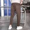 Woolen Mężczyzna Joggers Spodnie Casual Ołówek Pant Pas Spodnie Dresy Solid Color Spodnie Hip Hop Streetwear Harem Pant Plus Size 5XL 210527