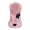 Nuova moda donna donna caldo berretto invernale grande pon pon in pelliccia sintetica cappello bobble berretto da sci lavorato a maglia nero blu bianco rosa