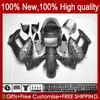 OEM MATEL серое тело для Honda Superhawk VTR1000F VTR-1000F 1997 1998 1999 2000 01 02 03 05 51NO.166 VTR 1000 VTR1000 F 1000F 97 98 99 00 2001 2002 2003 2004 2005