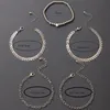 Lien, chaîne 5pcs / ensembles bracelets en or bohemien pour femmes charmes de charmes perles bijoux ajustables Accessoires en gros