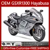 OEM Fairings för Suzuki Hayabusa GSXR-1300 2014 2015 2016 2017 2018 2019 77NO.98 GSXR 1300 CC GSX R1300 08-19 1300cc GSXR1300 08 09 10 11 12 13 Grå Silvery Injection Body