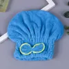 Färger Microfiber Solid Snabbt torrt hår Turban Kvinnor Flickor Ladies Cap Badtorkande Handduk Head Wrap Hat Badhandduk