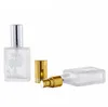 100 adet Parfüm Şişesi 15 ml Taşınabilir Kum Cam Parfüm, Boş Şişe, Köpüklü Altın Ve Gümüş Sprey Şişesi SN180