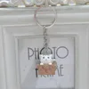 شخصية إبداعية صغيرة قطة الصندوق حلقة مفتاح للنساء الرجال Kawaii مفتاح الأزياء رسائل مفاتيح سلسلة المجوهرات لطيفة