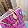 Designer Donna Accessori Graffiti Tote Bag Luxurys Designers Borse Paris Brand Letters Borsa a tracolla stampata Borse in vera pelle