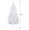 950の枝が付いている庭の装飾7ftの鉄の足の白いクリスマスツリー