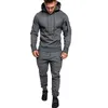 Spring and Automn Men's TracksSits Fashionable Sportswear Zipper Hoodie Camouflage Solid Multifonctional Sportswear Sports Sports Running Wear