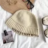 Chapeaux d'hiver tricotés pour femmes tricot beanie Casquettes solides Casquettes Mode Street Hip-Hop Cap Coréen Chaud Bonnet chaud Sombreros de Mujer