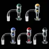 Roken 20mmOD Flat Top Terp Slurper Set glazen bal 0D 22mm 14mm Insert met pil voor Quartz Banger Nagels Waterpijpen Dab Rigs