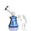 Glass Bong Hookahs Shisha 연기 오일 버너 파이프 버블 블러 헤드 랍 장비 흡연 액세서리 14mm 뱅커