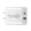 Cargador de pared PD de 20W Adaptador de carga rápida TIPO C USB EE. UU. Reino Unido UE AU Enchufe para Iphone 11 12 Pro Max1