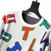 Herren Mode Sweaters Klassische Pferdmuster Pullovers Britischer Stil Casual Sweater mit Streifen Stickerei2021 Herbst
