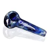 Handgjorda Space Cool Alien Pipes Pyrex Tjockt glas Dry Herb Tobak Rökning Handrör Oil Rigs Innovativ Design Lyxig dekoration Filterhållare DHL Gratis