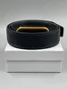 21 Men039s Designer Belt Ladies Fashion Luxury Large Buckle 38cm Wide Black and Red Belts with Gift Box AA8802474668