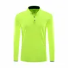 orange Long Sleeve Running Jerseys Sport Polo Fitness T shirt Gym Sportswear Fit Quick dry tennis golf Workout Top2405176