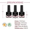 3PCS Primer Top Coat Base No Wip Matte Nail Art tremper sur la laque durable Gel Manucure5652500