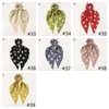 Candy Farbe Frauen Haar Scrunchie Bögen Pferdeschwanz Halter Haarband Schleife Knoten Scrunchy Mädchen Haare Krawatten Zubehör