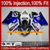 Body Injectievorm voor Suzuki GSXR-750 GSXR 750CC 600CC 750 600 CC 2004 2005 43 NO.6 GSXR600 GSXR750 K4 04 05 GSXR-600 GSX-R750 2004-2005 OEM Fairing Kit Donkerblauw Voorraad