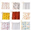 Coton bébé mousseline Swaddle Couverture serviette de bain nouveau-née Multi designs fonctions Baby Wrap All Season Quilt Quilt Nourching Burp Tissu Hy0362