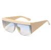 Pilote lunettes de soleil polarisées pour hommes femmes cadre en métal miroir polaroid verres pilote lunettes de soleil avec étuis marron et boîte