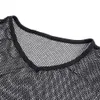 Sexy Männer Mesh Durchsichtig T-shirt Fishnet T Hohl Clubwear Streetwear Durchführen Männlich Kurzarm Top Unterhemd Top4749142